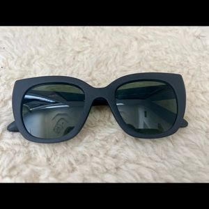 Toms Matte Black Sunglasses